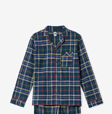 nieuw! ruiten PYJAMA jasje heren donkerblauw maat XXL hema, Kleding | Heren, Ophalen of Verzenden, Nieuw, Maat 56/58 (XL), Hema
