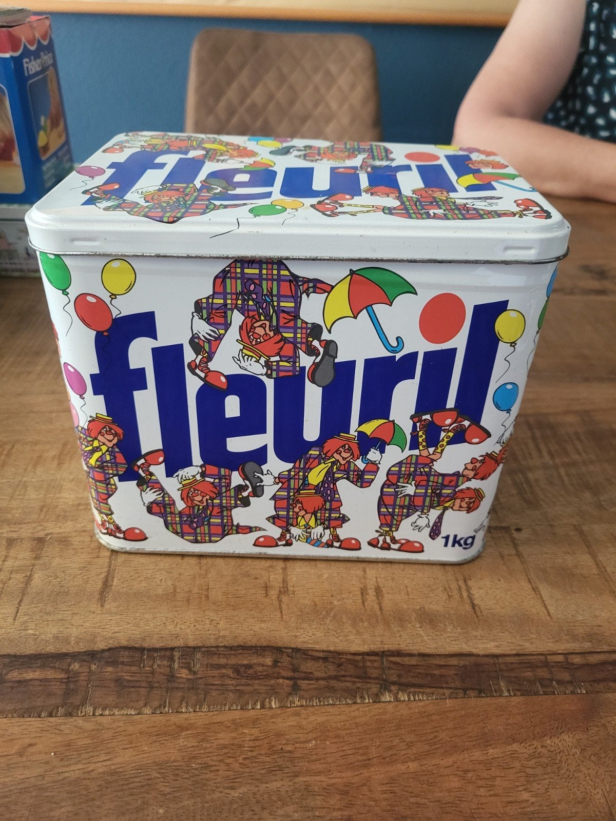 Vintage Fleuril blik - Decoratief verzamelobject, Verzamelen, Blikken, Ophalen of Verzenden