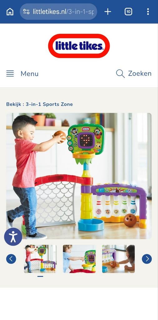 Little Tikes 3-in-1 Sports Zone, Ophalen, Gebruikt