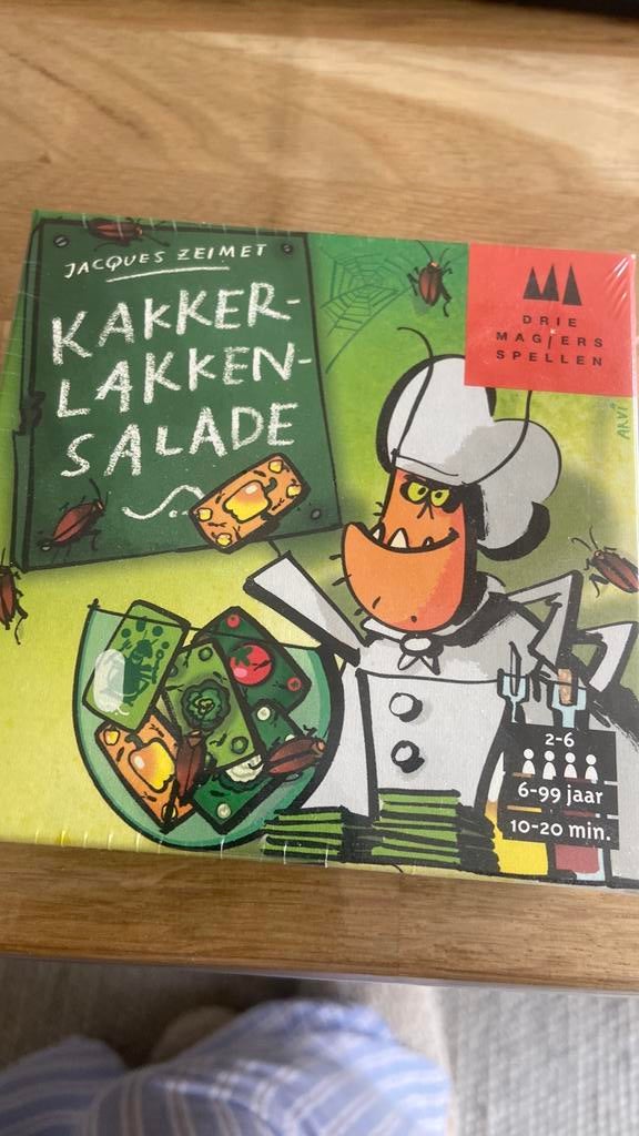 Kakkerlakken-salade spel, Hobby en Vrije tijd, Gezelschapsspellen | Kaartspellen, Vijf spelers of meer, Ophalen of Verzenden, Nieuw
