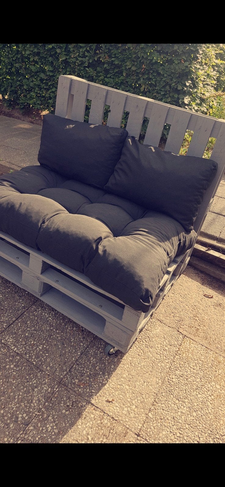 Dikke palletkussenset. In goede staat! Zsm ophalen, Ophalen, Gebruikt, Palletkussen, Geschikt voor buiten