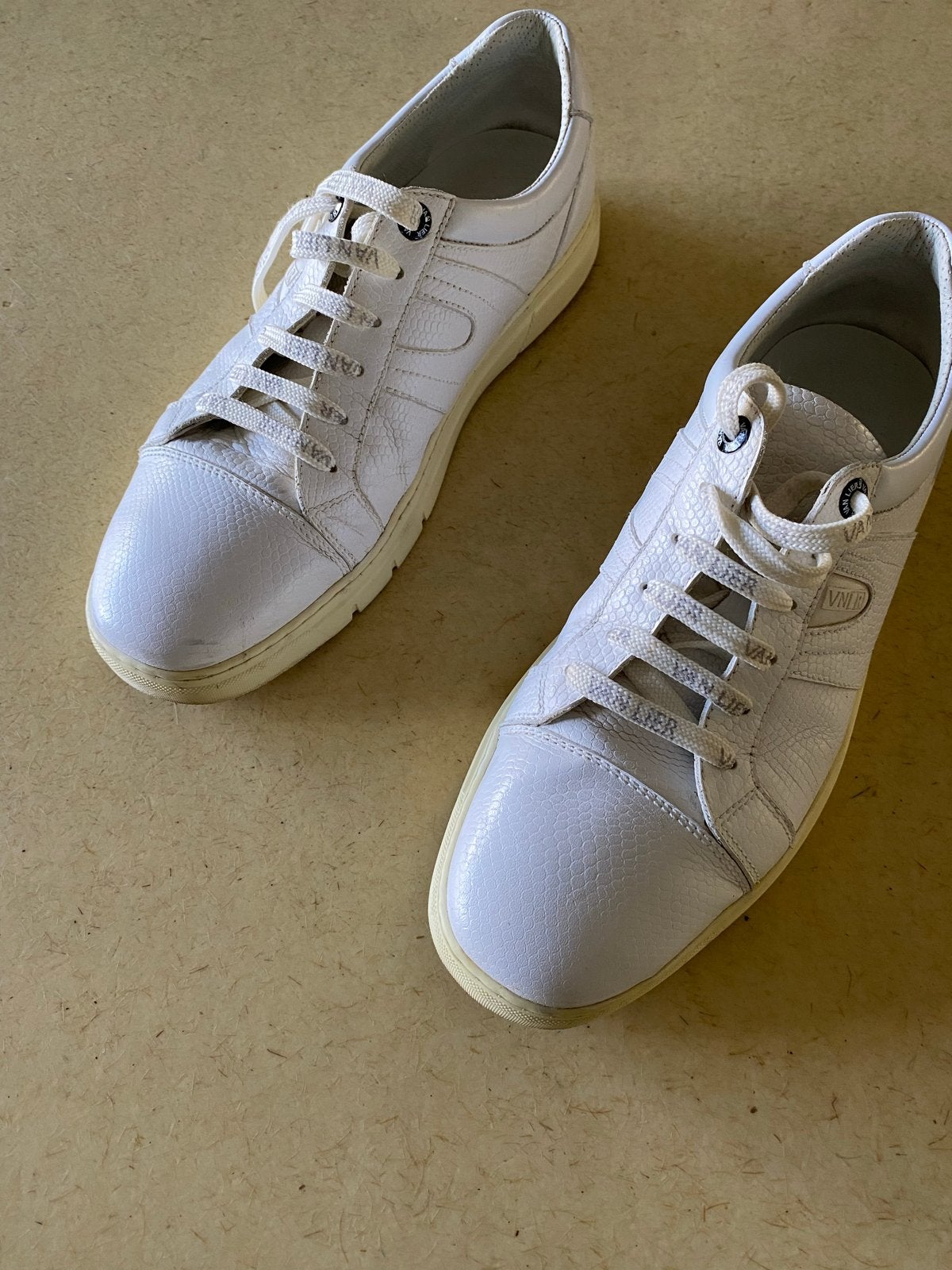 Witte Van Lier sneakers - Maat 43, Ophalen of Verzenden, Gedragen, Wit, Sneakers of Gympen