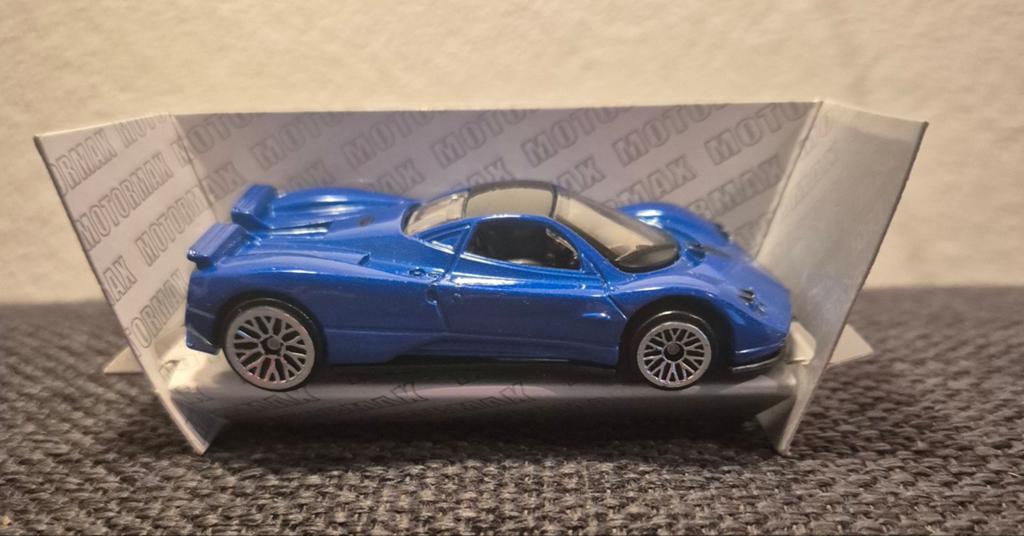 Motor Max Super Wheels Pagani Zonda R - Blauw, Ophalen of Verzenden, Nieuw, Auto