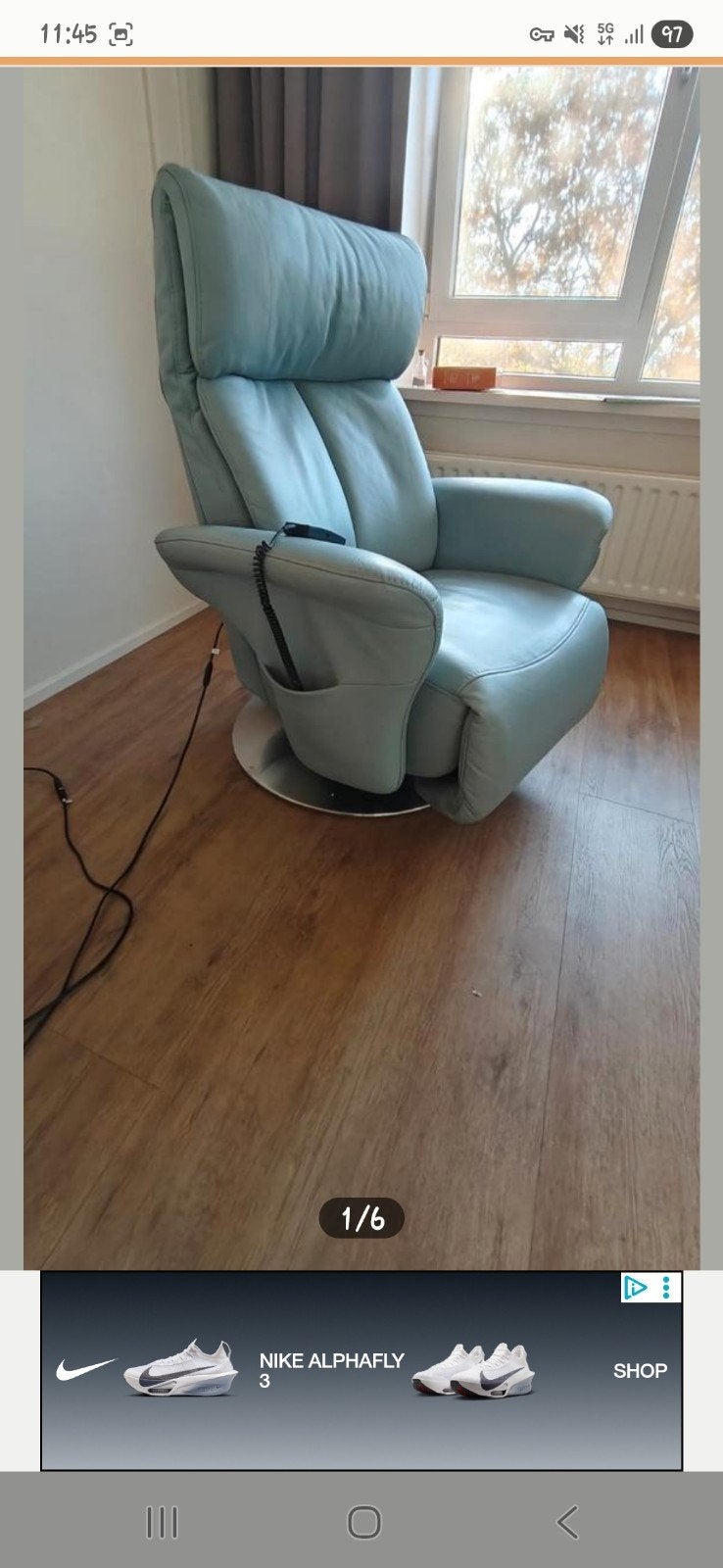 Sta op stoel, Huis en Inrichting, Fauteuils, Ophalen, Minder dan 75 cm, 50 tot 75 cm