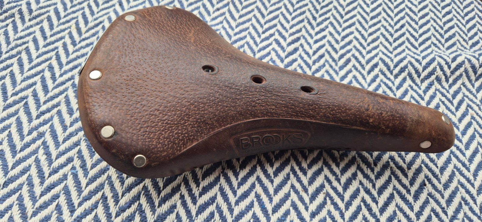 Brooks B17 Zadel 1F2, Fietsen en Brommers, Gebruikt, Leer, Ophalen of Verzenden, Brooks