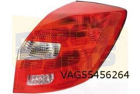 Skoda Fabia II (4/07-1/15) Achterlicht Rechts Origineel! 5J6, -, Verzenden, -, Nieuw