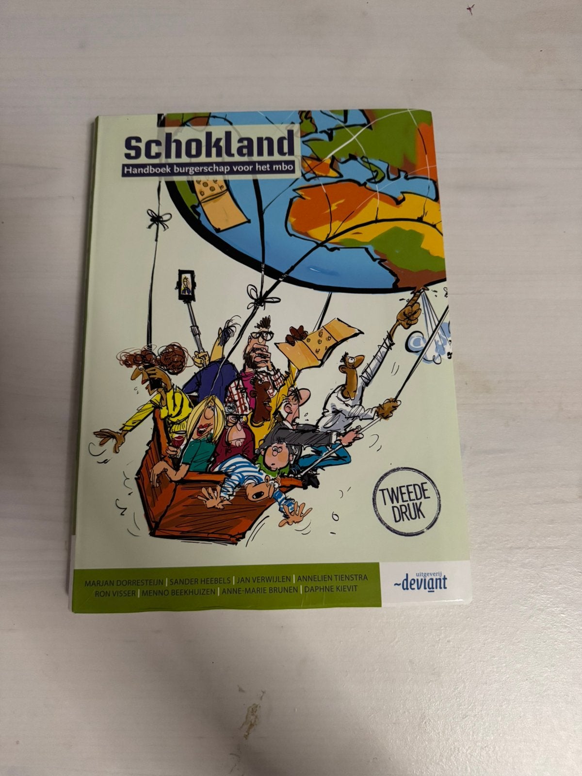 Sander Heebels - Schokland handboek burgerschap, Zo goed als nieuw, Nederlands, Overige niveaus, Sander Heebels; Menno Beekhuizen; Anne-Marie Brunen; Marjan D...