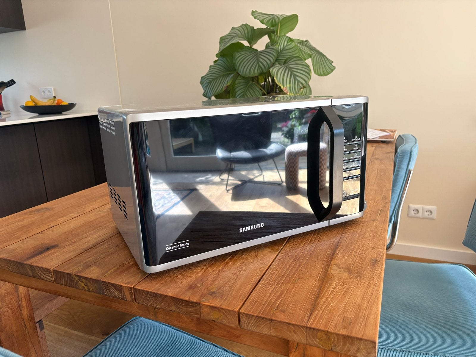 Samsung Magnetron MS23K3513 - Zo goed als nieuw, Ophalen, Grill, Draaiplateau, Magnetron