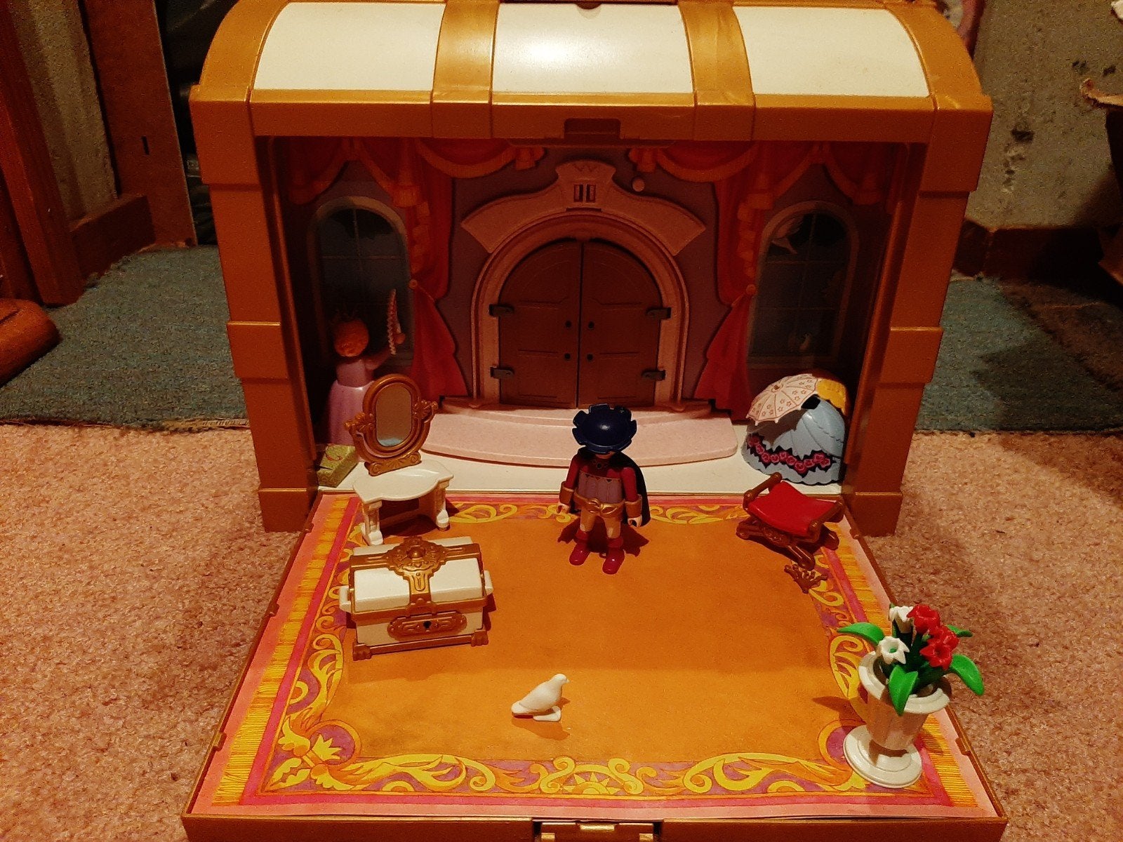 Playmobil Prinsessenkasteel / Draagbaar Kasteel, Ophalen, Gebruikt, Complete set, Kasteel/Fort