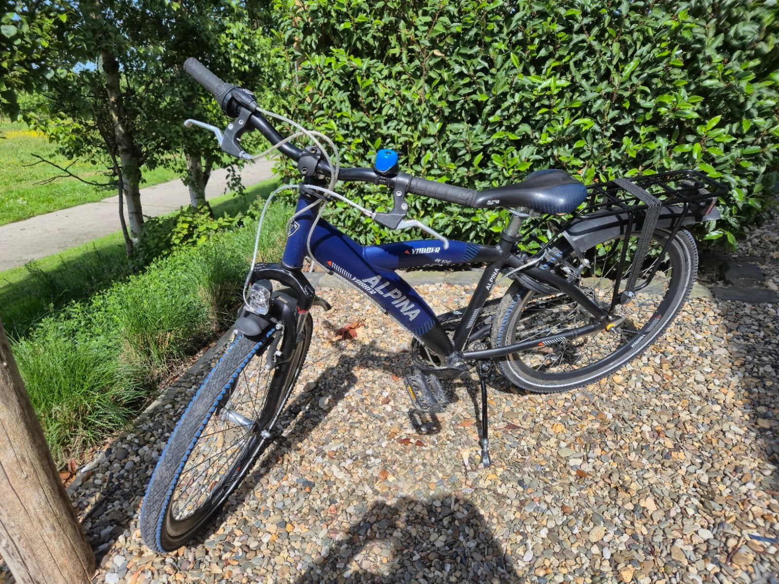 24 inch Alpina jongensfiets - in zeer goede staat, Ophalen, Terugtraprem, 24 inch, Alpina