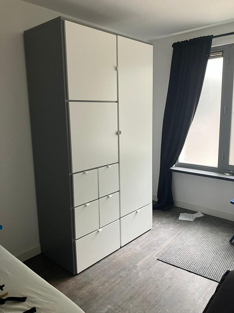 Ikea Visthus kledingkast ZGAN, Huis en Inrichting, Kasten | Kledingkasten, Ophalen, 50 tot 100 cm, Zo goed als nieuw, 150 tot 200 cm