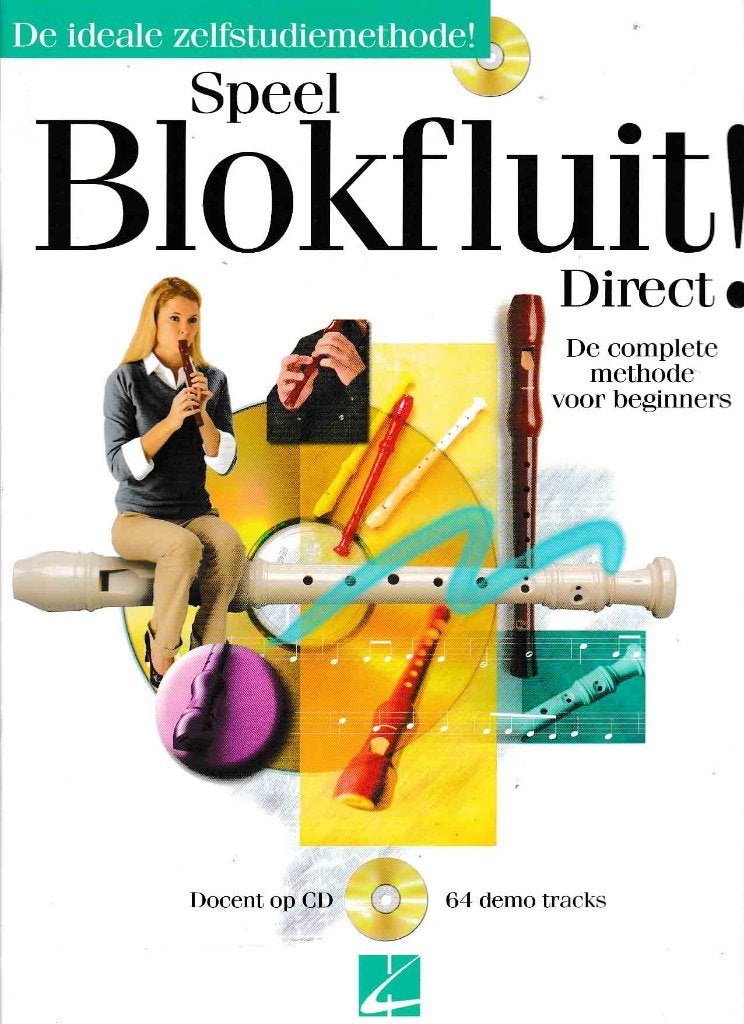 Speel Blokfluit Direct met Cd nieuwstaat ( 510 ), Muziek en Instrumenten, Bladmuziek, Verzenden, Zo goed als nieuw, Blues, Blokfluit