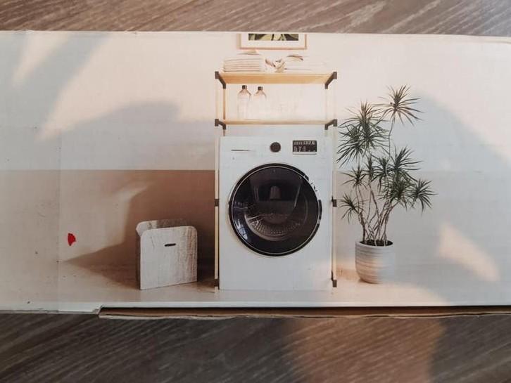 2 laags wasmachine rek, Huis en Inrichting, Badkamer | Badkamermeubels, Zo goed als nieuw, Overige typen, 100 tot 150 cm, 50 tot 100 cm