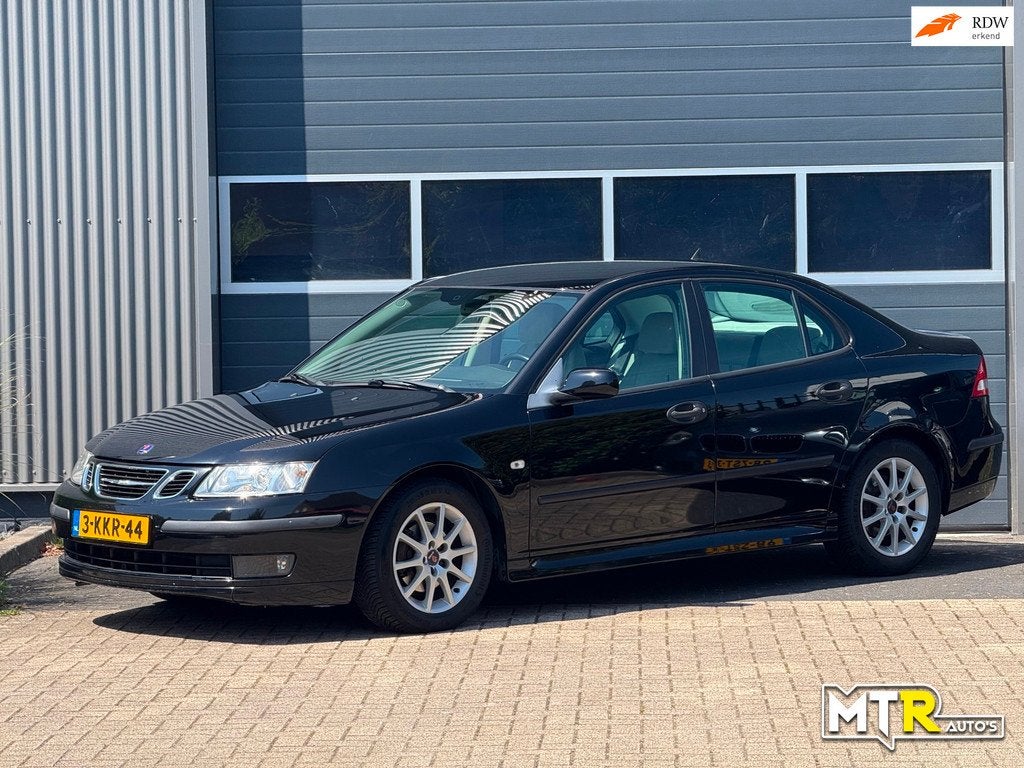 Saab 9-3 Sport Sedan 1.8t Arc AUT|LEER|APK, Auto's, 1998 cc, Gebruikt, Beige, 4 cilinders
