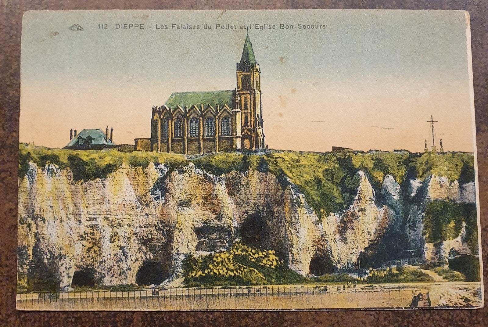 Oude Ansichtkaart 1934 Dieppe, Frankrijk - France, Ophalen of Verzenden, 1920 tot 1940, Gelopen, Frankrijk