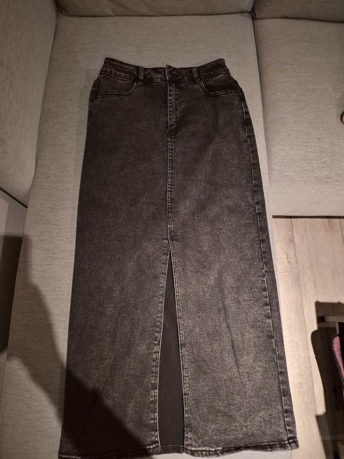Mooie donkere spijkerrok, Maat 38/40 (M), Blauw, Ophalen of Verzenden, Zo goed als nieuw