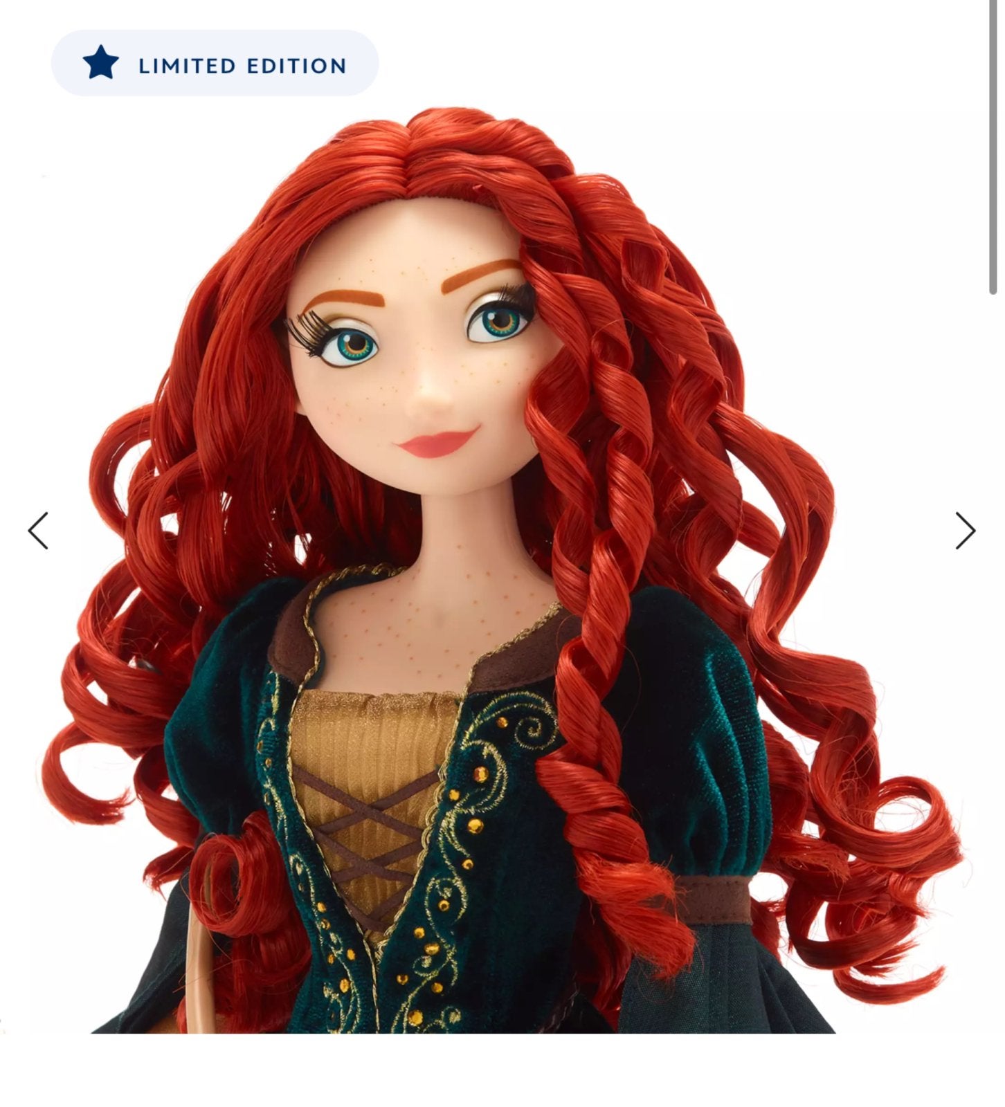 Disney Merida 10th Anniversary Limited Edition Doll, Ophalen of Verzenden, Overige figuren, Zo goed als nieuw, Beeldje of Figuurtje