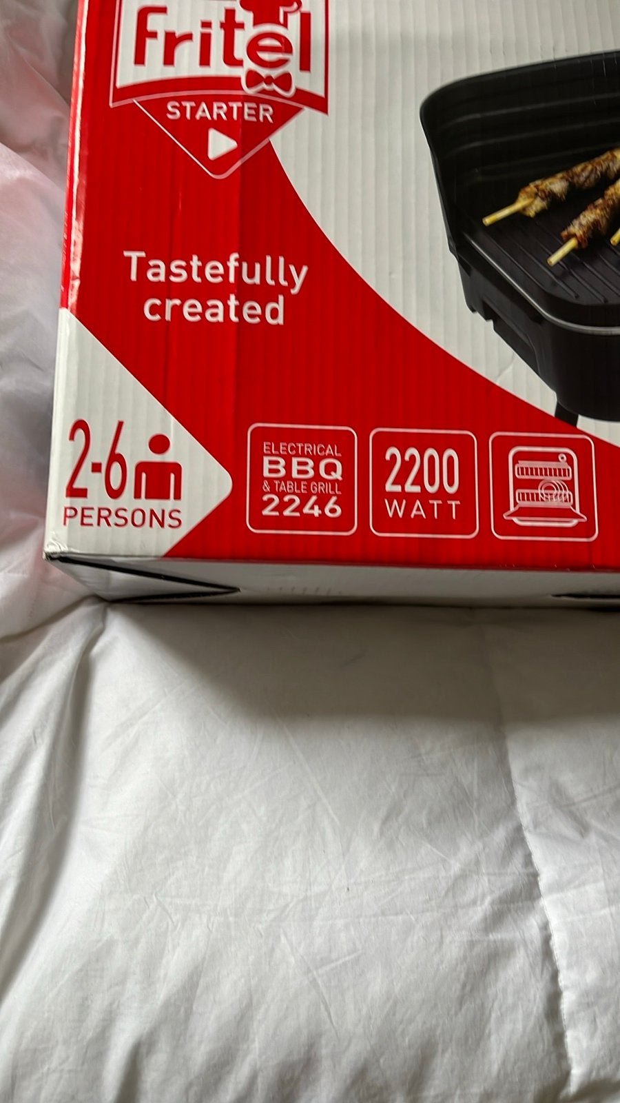 Fritel Starter Elektrische BBQ & Tafelgrill 2200W, Ophalen of Verzenden, Nieuw