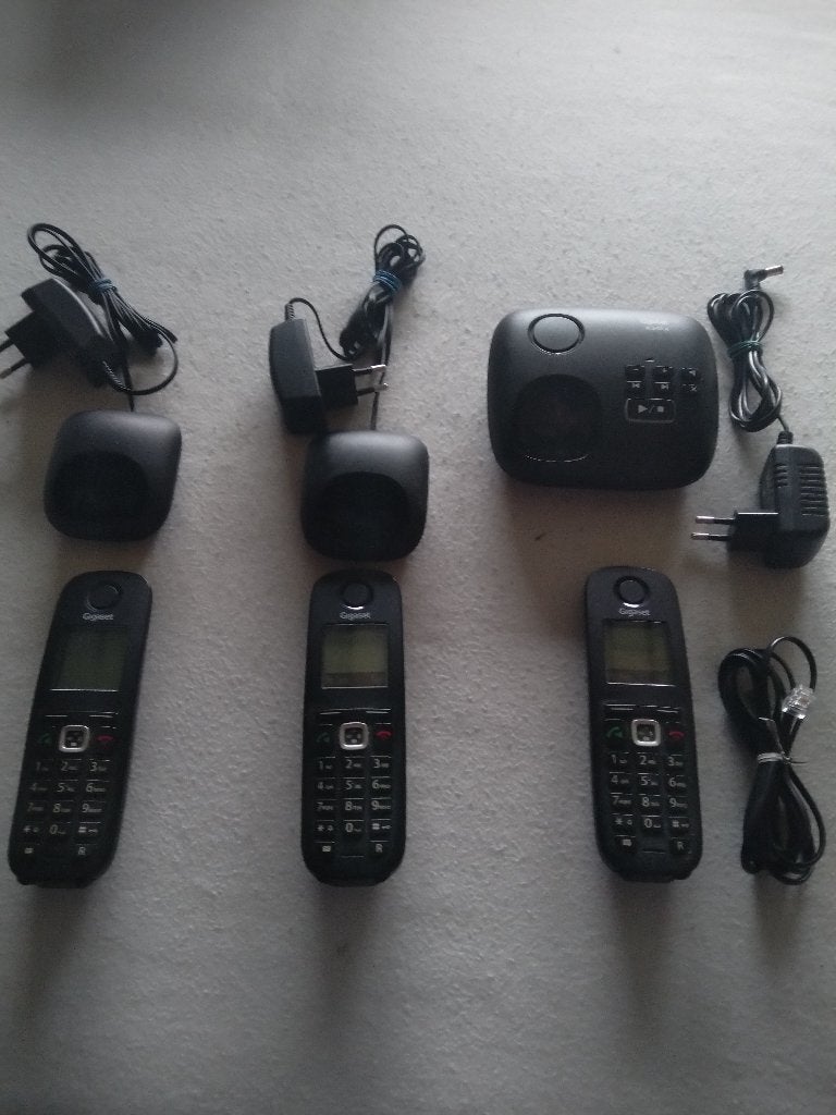 0164 - Gigaset A540A Trio DECT set - 3 toestellen, 1 NIEUW, Ophalen of Verzenden, Nieuw, 3 handsets