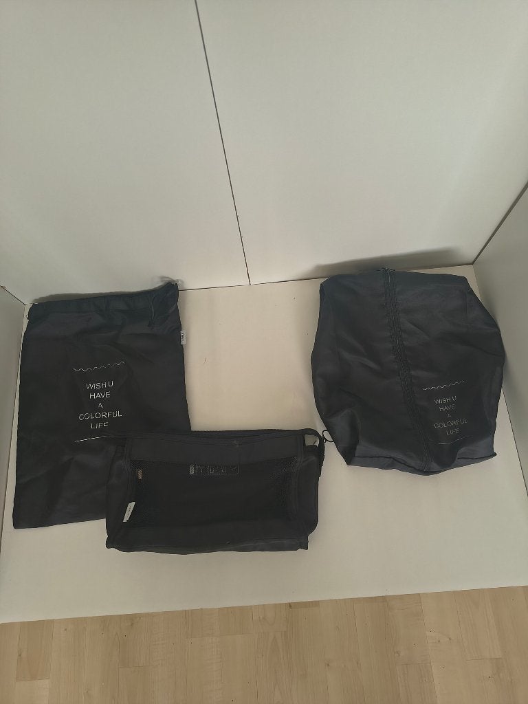 Packing cubes, 30 cm of meer, Zwart, Minder dan 35 cm, Ophalen of Verzenden