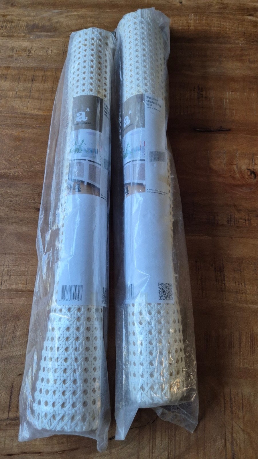 Webbing wit 2 rollen - Papier webbing 150 x 60 cm, Ophalen of Verzenden, Nieuw
