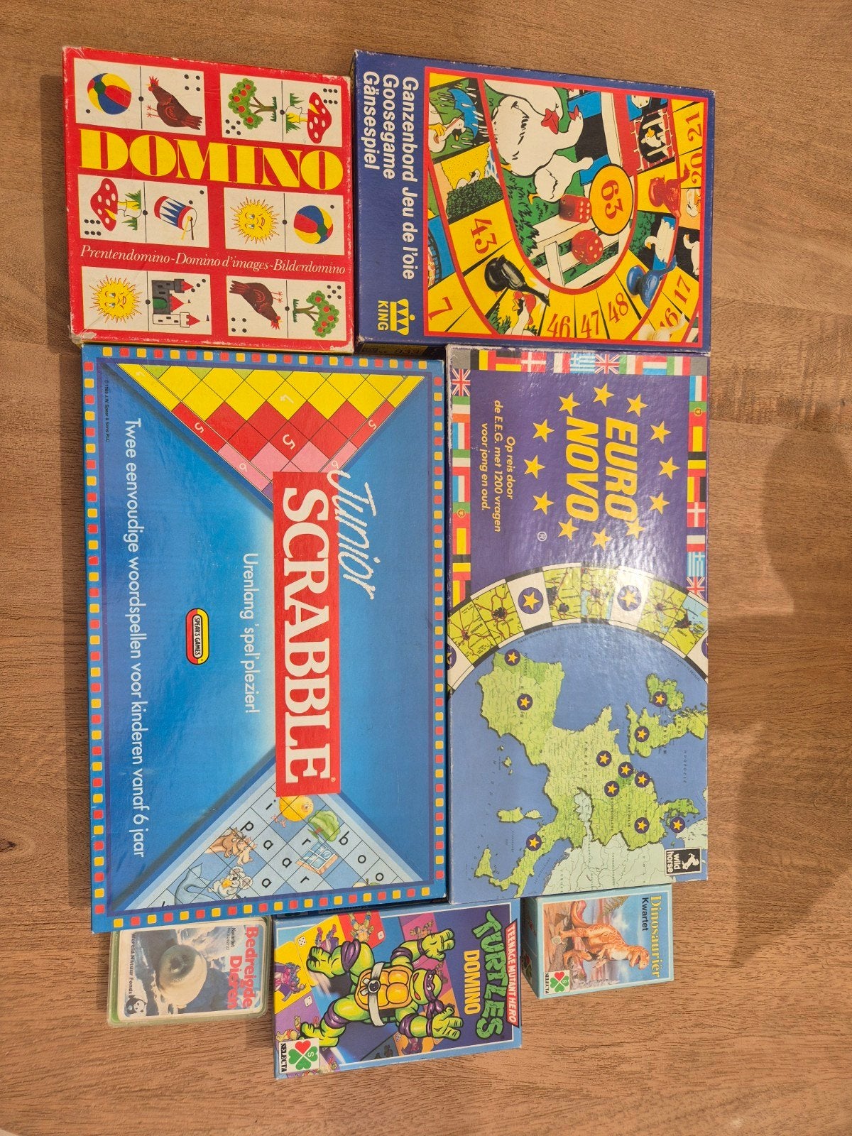 Diverse bordspellen en kaartspellen -, Een of twee spelers, Ophalen of Verzenden, Gebruikt, Diverse uitgevers