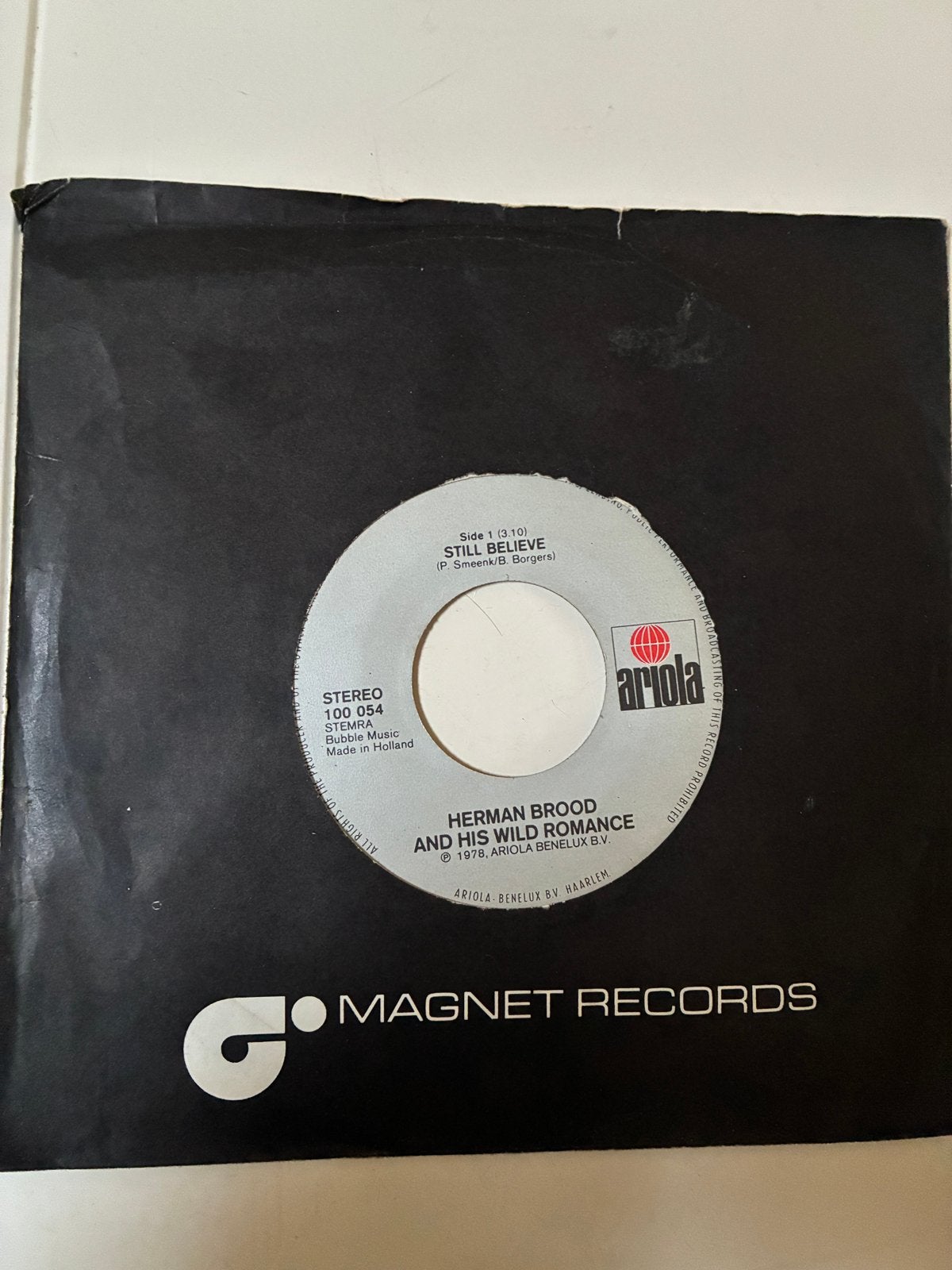 Herman Brood - Still believe single 45 toeren, Ophalen of Verzenden, Zo goed als nieuw