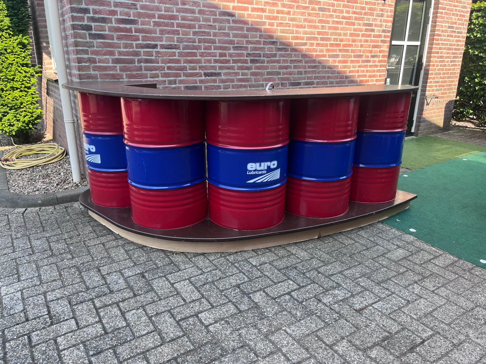 Bar voor mancave of kroegje, Ophalen
