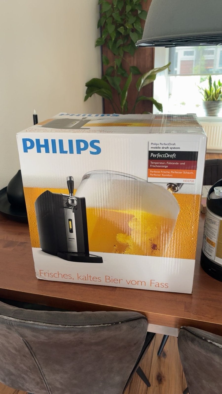 Philips PerfectDraft HD3720 thuistap - Zo goed als nieuw, Ophalen of Verzenden, Zo goed als nieuw