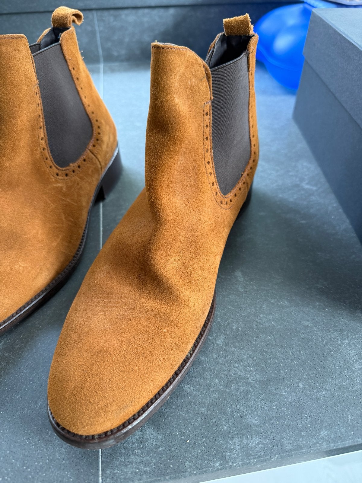 Floris Duetz Chelsea Boots - Maat 42, Ophalen of Verzenden, Zo goed als nieuw, Bruin, Boots