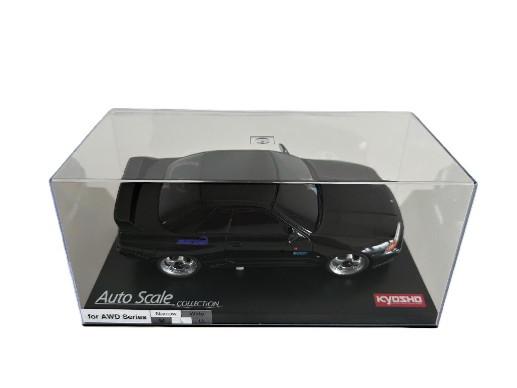 Kyosho Autoscale Mini-Z Nissan Skyline R32 Initial-D Black, Ophalen of Verzenden, Nieuw, Overige schalen, Auto onroad