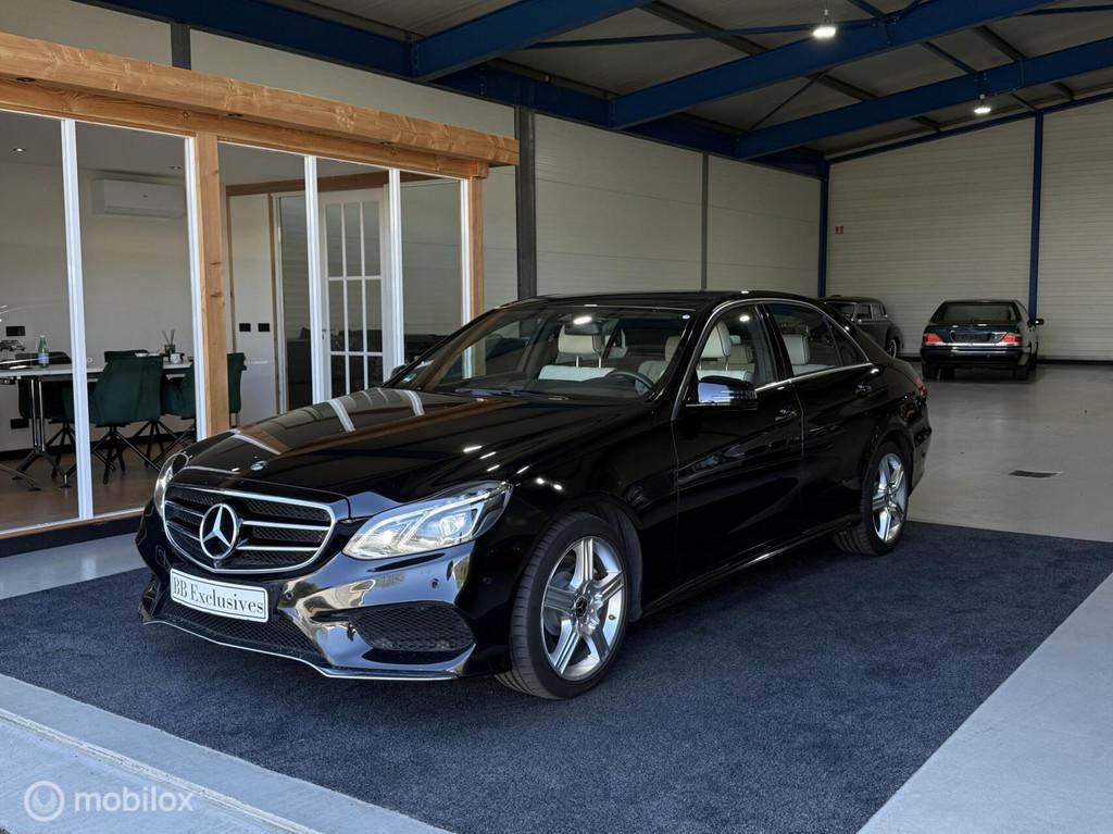 2014 Mercedes E400 Sedan | AMG Pakket | Nappa | Dealer oh., Automaat, Gebruikt, Zwart, Vierwielaandrijving