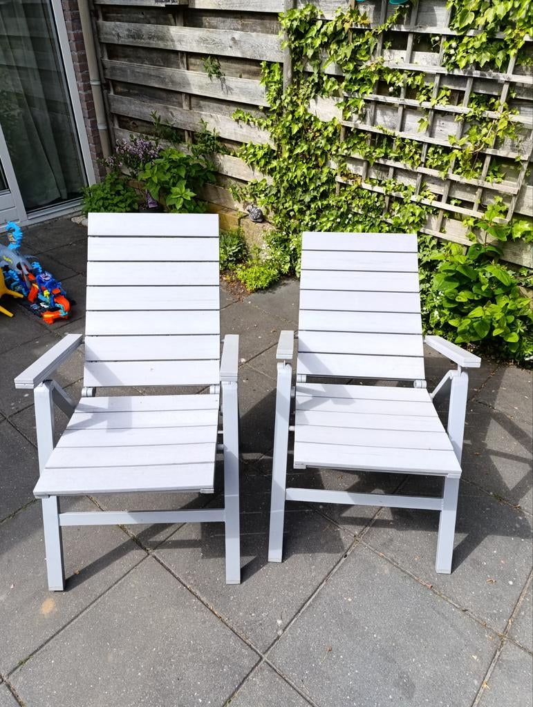 2 Ikea tuinstoelen, Ophalen, Gebruikt, Kunststof