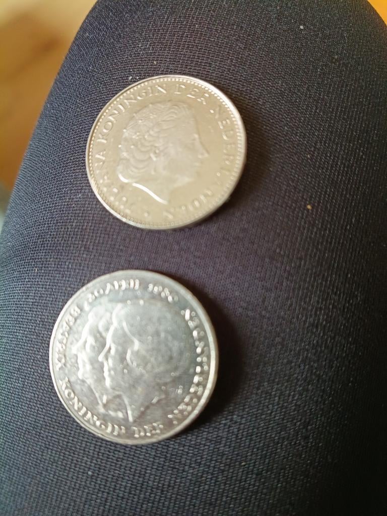 2  koppig 1960 1 x 1979 0,25 cent koningin Wilhelmina 1948, Ophalen of Verzenden, Koningin Wilhelmina, 25 cent