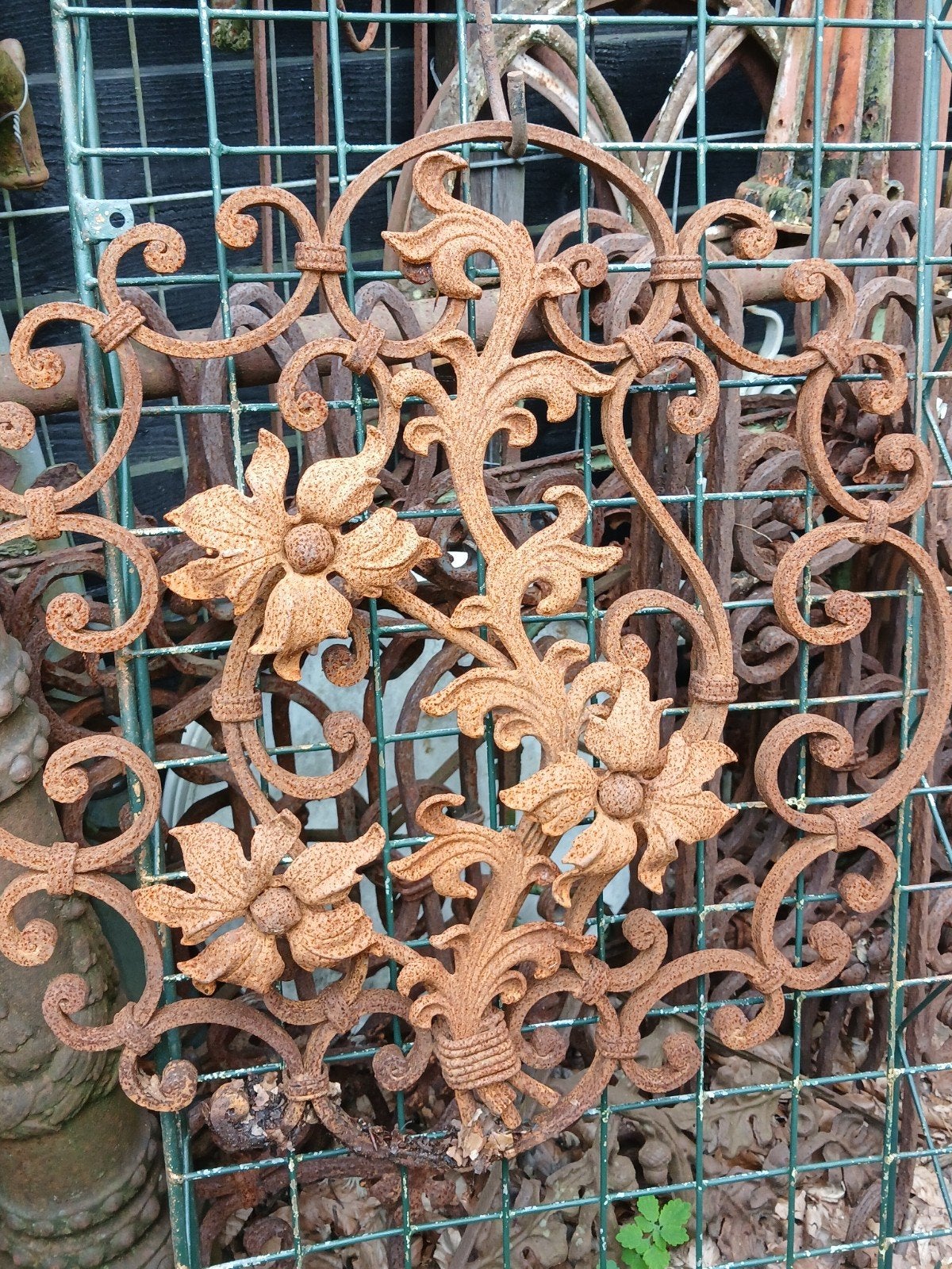Decoratief Roestig Ornamenten Vr hek balustrade deurrooster, Ophalen