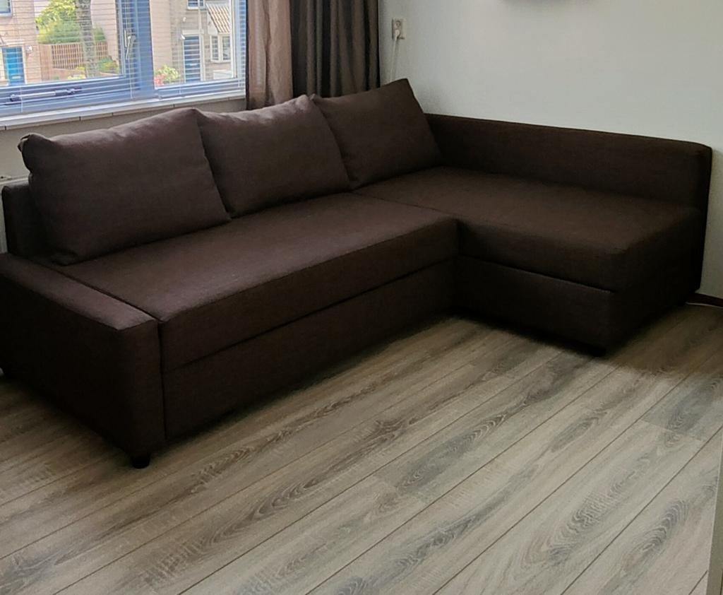 Slaapbank met toebehoren., Ophalen, Zo goed als nieuw, Tweepersoons, 140 cm