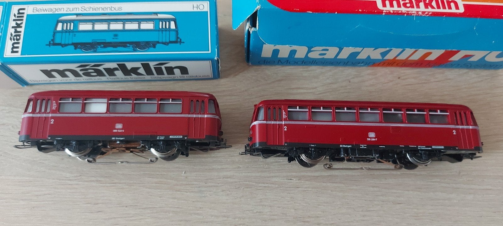 2 dlg Märklin DB Schienenbus artnr 3016+4018 in ovp, Wisselstroom, Wagon, Ophalen of Verzenden, Zo goed als nieuw