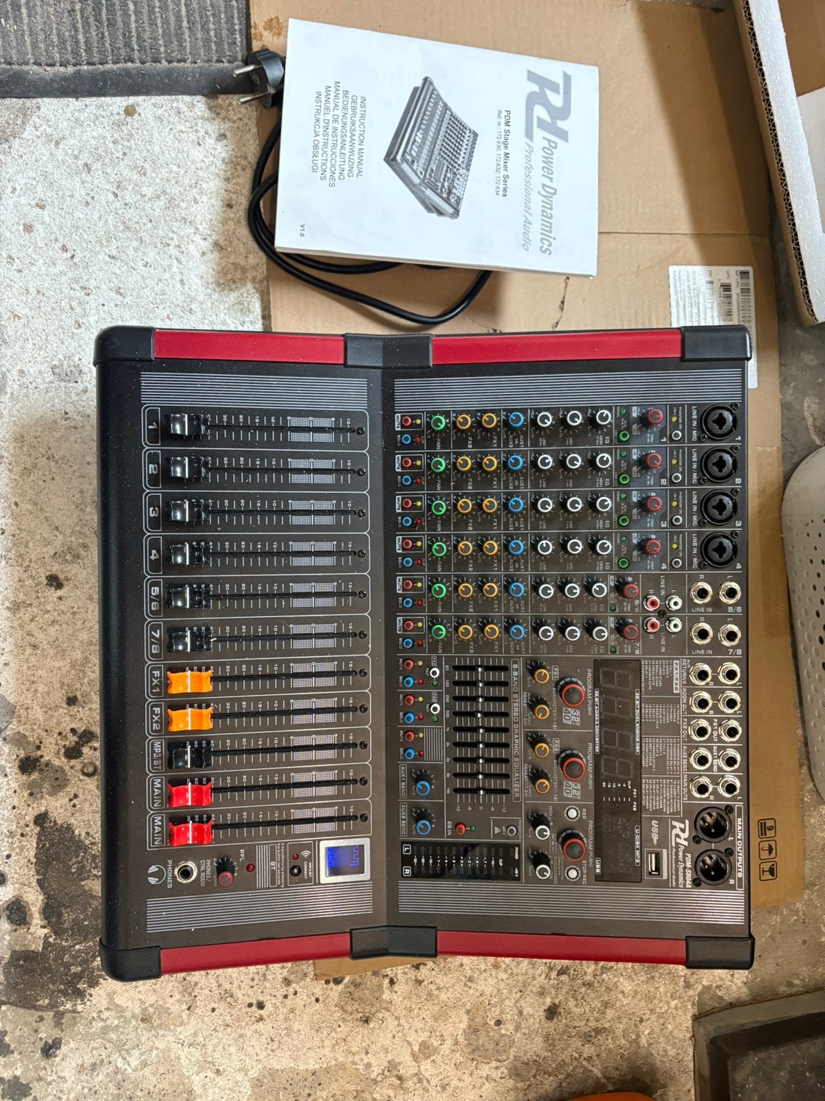 Power Dynamics PDM-S804A, Ophalen of Verzenden, Zo goed als nieuw, 5 tot 10 kanalen
