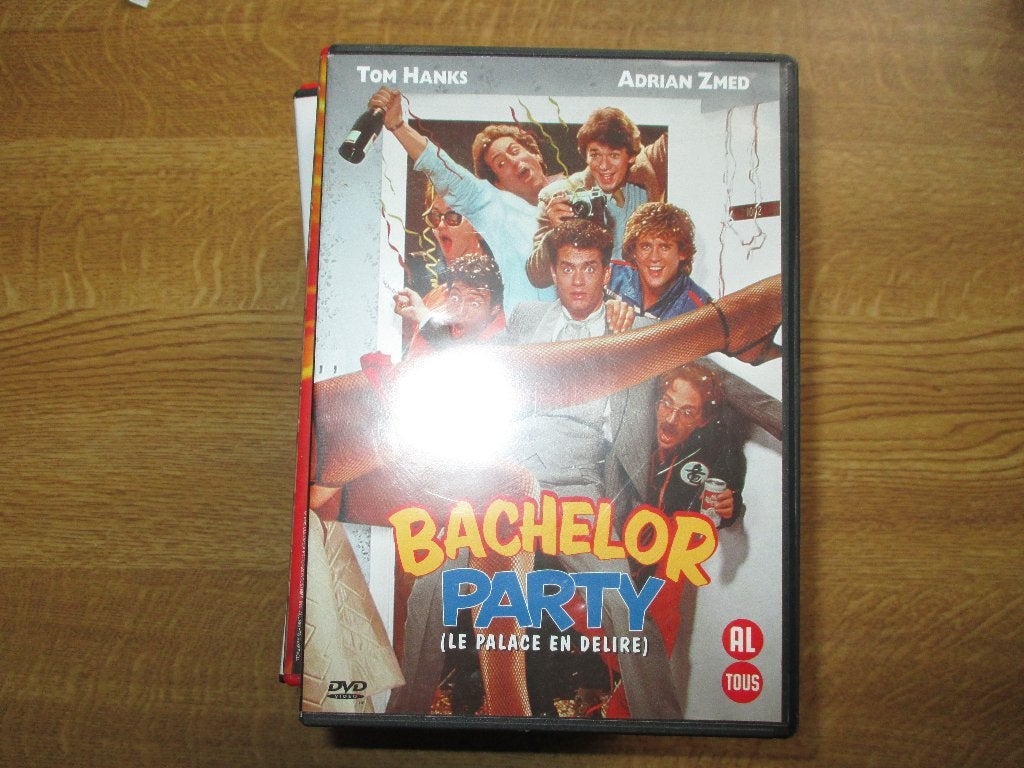 tom hanks-adrian zmed: bachelor party (10), Cd's en Dvd's, Alle leeftijden, Ophalen of Verzenden, Zo goed als nieuw, Romantische komedie