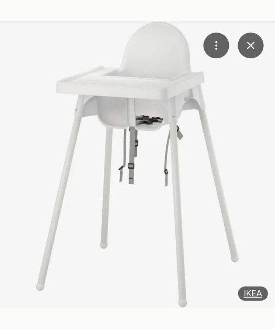 IKEA Antilop kinderstoel met eetblad, Kinderen en Baby's, Kinderstoelen, Ophalen, Gebruikt, Overige typen, Afneembaar eetblad