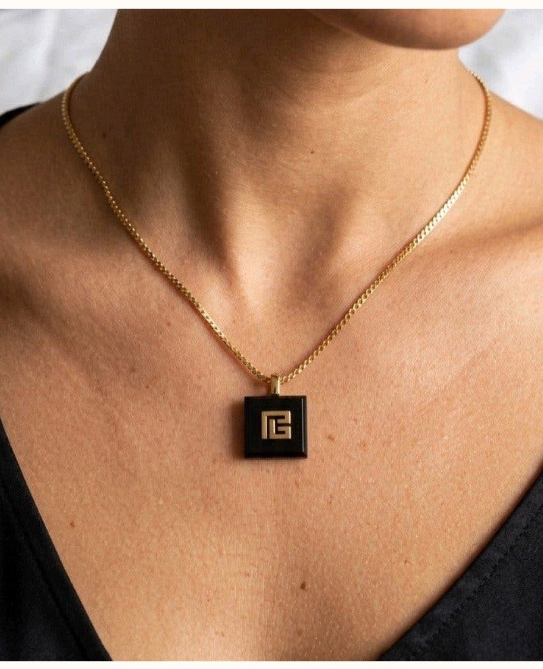 prachtig vintage ketting van Pierre Balmain, Sieraden, Tassen en Uiterlijk, Ophalen of Verzenden, Zo goed als nieuw, Goud, Overige materialen