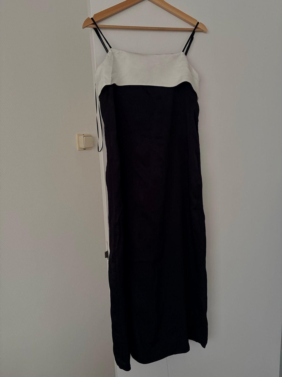 Zara lange jurk zwart wit maat S, Kleding | Dames, Zwart, Ophalen of Verzenden, Zo goed als nieuw, Maat 36 (S)