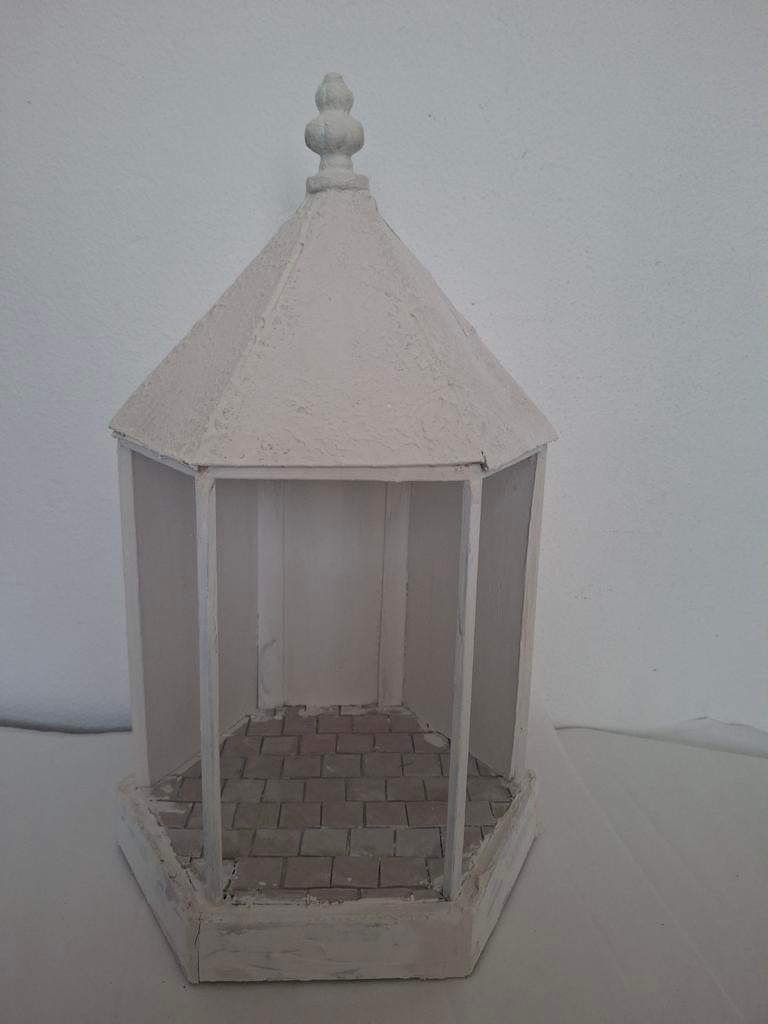 Brocant prieel......Poppenhuis 1:12…(Fotonr R29), Ophalen of Verzenden, Nieuw, Poppenhuis