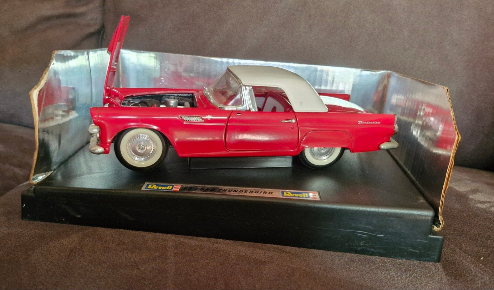 Revell metalen 1/18 55 Ford Thunderbird, Ophalen of Verzenden, Revell