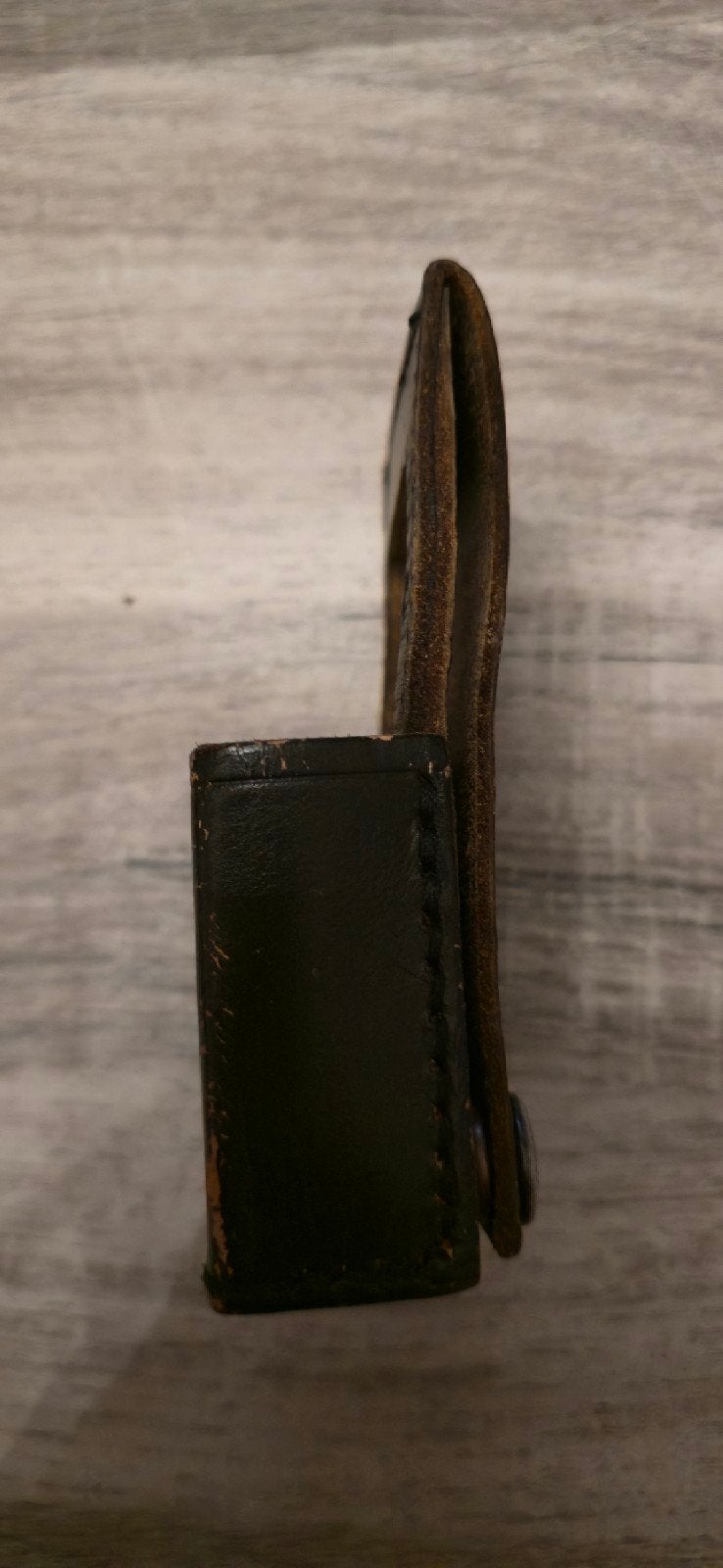 Vintage Leren houder pager Motorola "brandweer pieper".Semap, Ophalen of Verzenden, Gebruikt