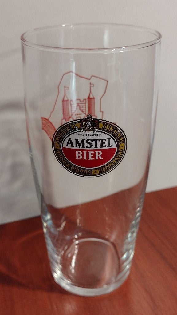 Amstel Bier Glas 750 Jaar Gendt 1983 25cl. (B), Ophalen of Verzenden, Gebruikt, Glas of Glazen, Amstel