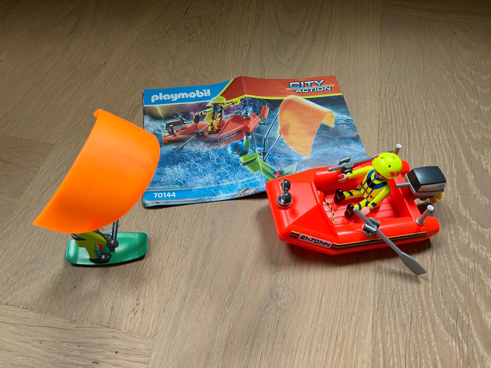 Playmobil City Action Boot en Kitesurfer (70144), Kinderen en Baby's, Speelgoed | Overig, Ophalen, Zo goed als nieuw, Jongen of Meisje
