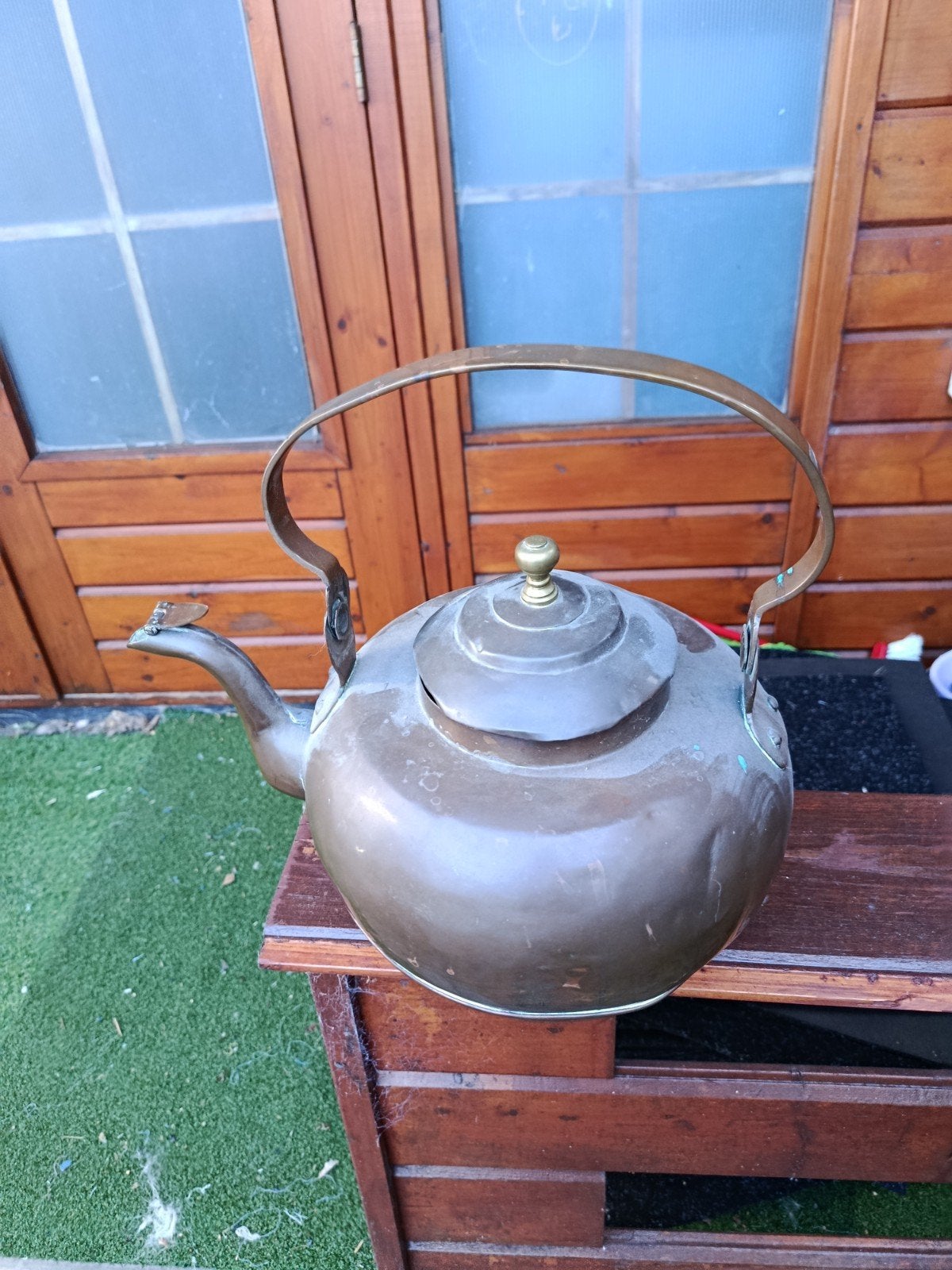 Antieke Koperen Theepot/Waterketel, Ophalen of Verzenden