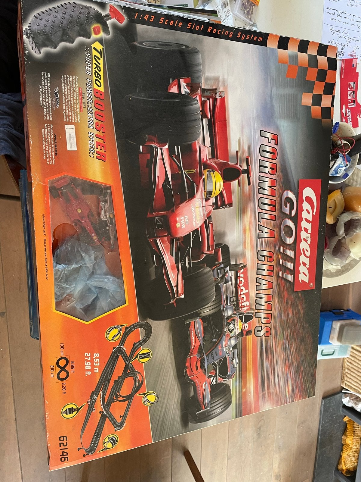 Carrera GO!!! Formula Champs Racebaan - 1:43 Schaal 10 euro, Racebaan, Carrera, Ophalen of Verzenden, Zo goed als nieuw