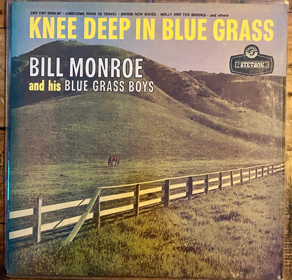 Bill Monroe - Knee Deep In Blue Grass - Stetson NM/NM, 1980 - 1989, Ophalen of Verzenden, Zo goed als nieuw, 12 inch